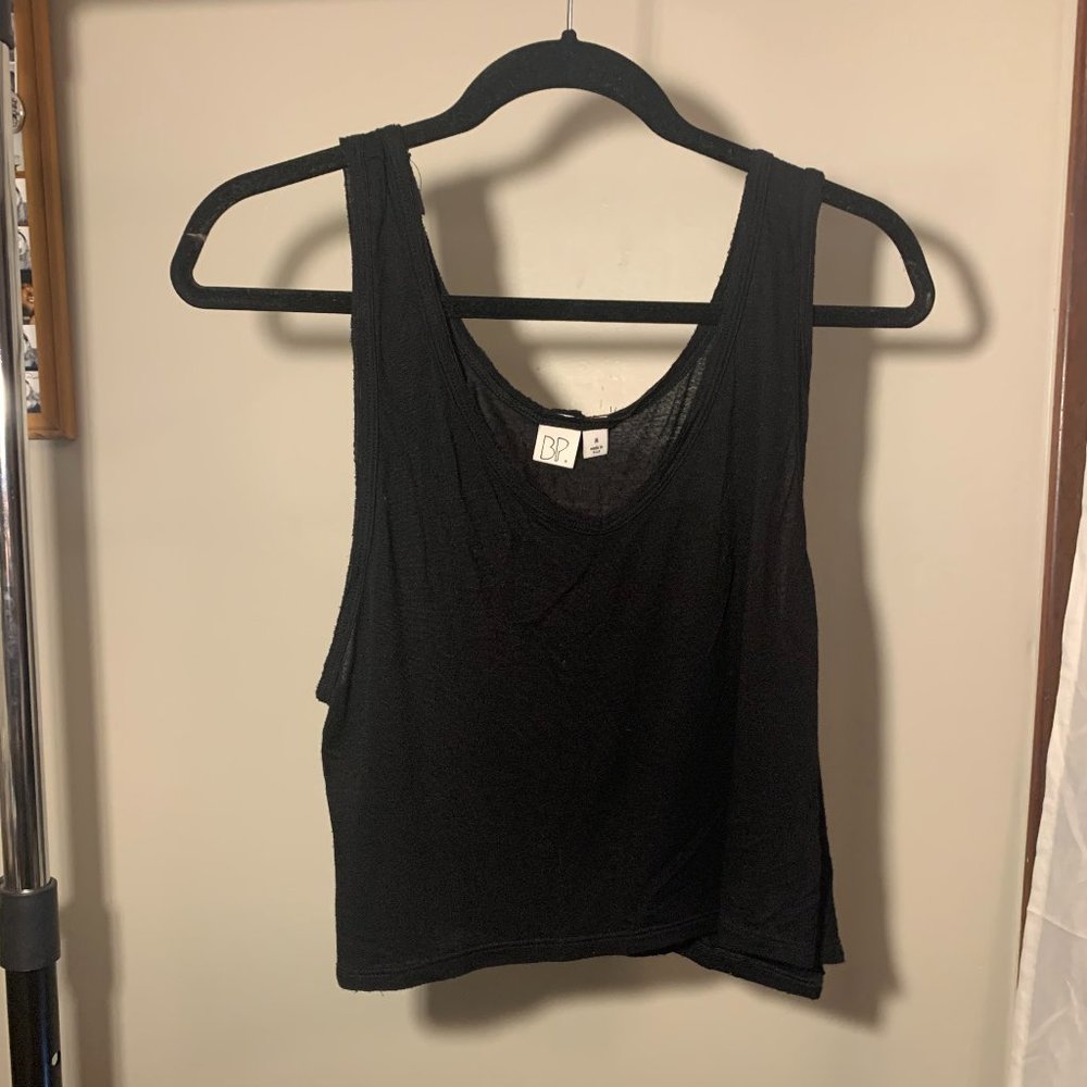 Simple Black Muscle Tee
